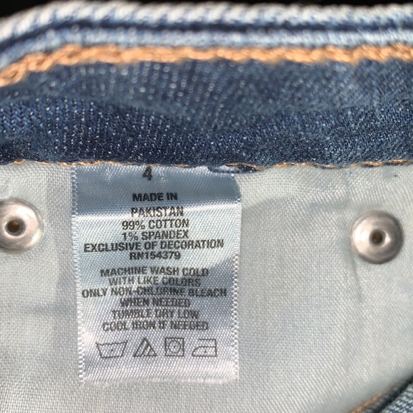 Aeropostale Shorty Jean shorts size 4 BNWOT - Picture 4 of 7